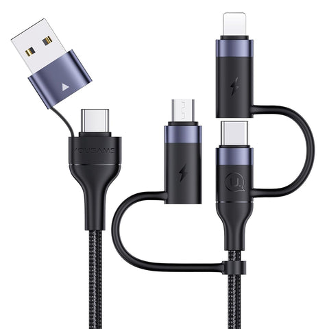 YOUSAMS PD 60W 5-in-1 Fast Charging Cable (USB-A/C to USB-C/Micro/iPhone)